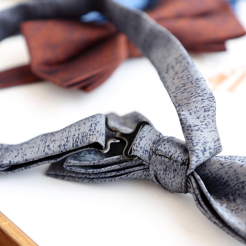 1PC High Quality Dark Pattern Performance Printed Floral Accessories Men's Bow Tie Handmade Casual
