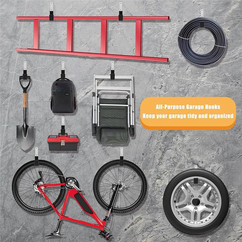 

A23I-Heavy Duty Utility Hooks For Garage Storage Utility Hooks Wall Mount,Garage Hooks Heavy Duty,Garage Wall Hooks чорний