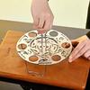 Removable Handle Rotating Scalable Steamer Foldable Steaming Rack Durable Steaming Basket  Dumpling