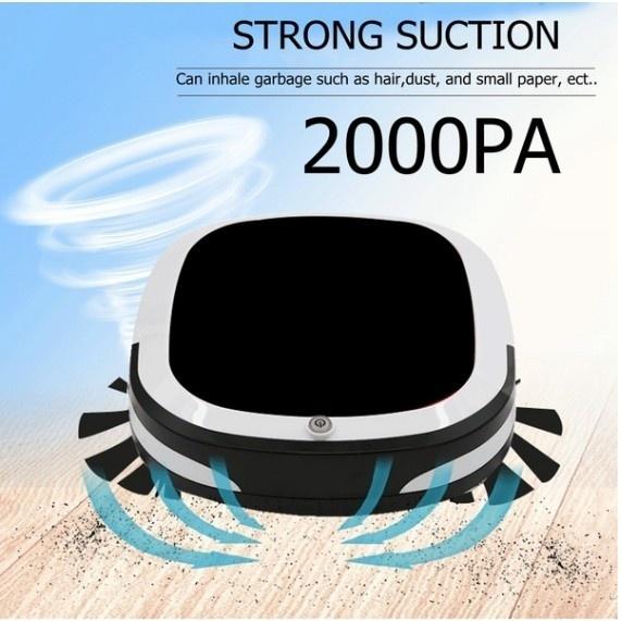 Aspirapolvere robot intelligente ricaricabile, aspirapolvere automatico per polvere, aspirapolvere elettrico domestico, aspirapolvere a secco e bagnato ricaricabile