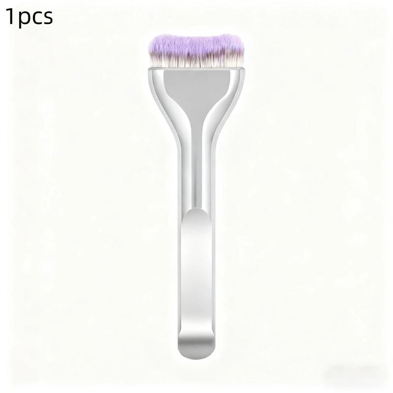 1/2 Pcs Ultra Thin Foundation Brush Synthetic Bristles Precision Application For Liquid Cream Streak Free All Skin Types Tools