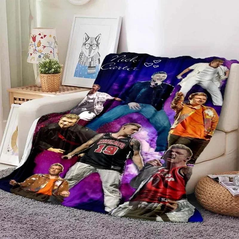 BSB Backstreet Boys Coperta Leggera, Comoda, Morbida e Traspirante, Letto, Divano Coperta da Esterno Biancheria da Letto Viaggio Coperta Sottile