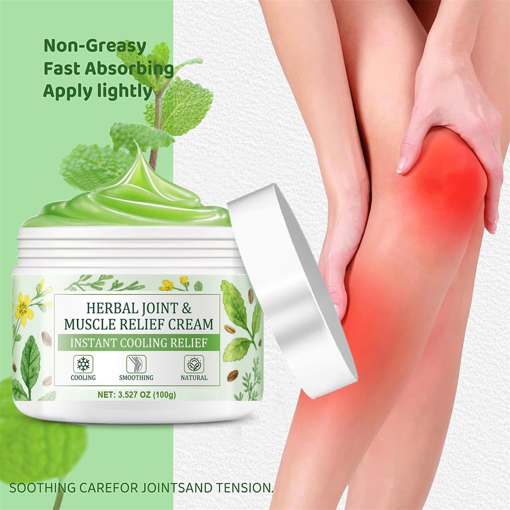Herbal Joint And Muscle Massage Cream 100g, Plant Ingredients Cool And Soothe Joints And Muscles To Smooth The Skin