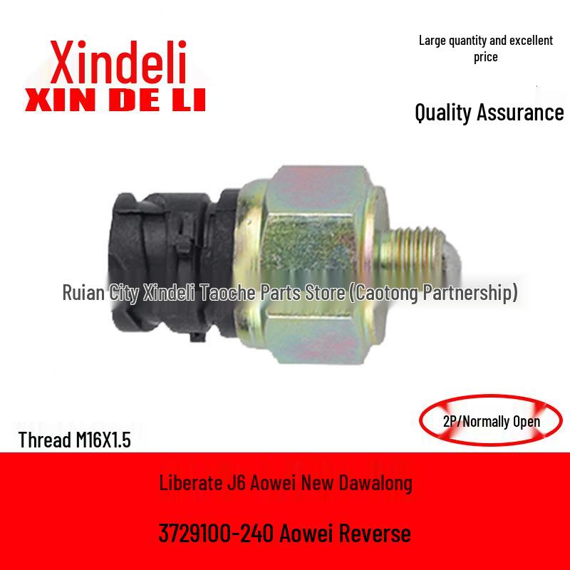 

Compatible with 3729100-240 Jiefang J6 Aowei Xin Daweilong 2P, M14/M16*1.5, Normally Open