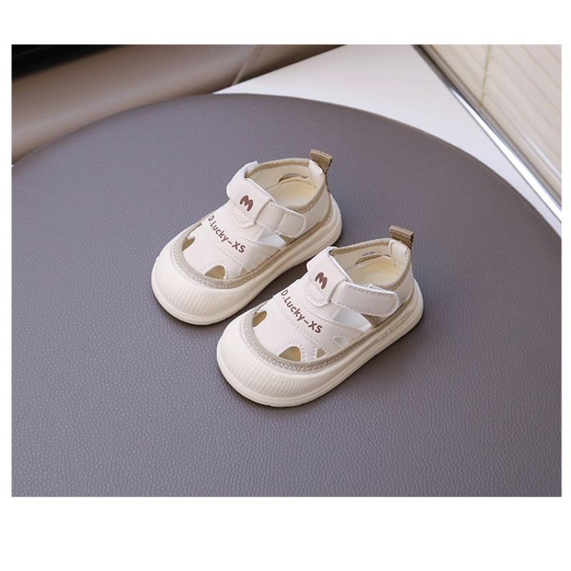 Baby Atmungsaktive Sandalen Sommer Kleinkinder Weiche Sohle Kinderschuhe Kinder Atmungsaktiv Rutschfest Strandschuhe Zehenschutz Hohlschuhe