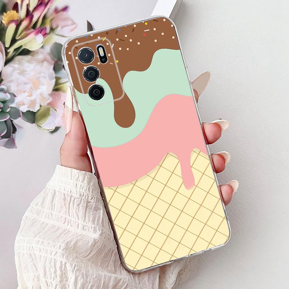 For Oppo A16 Case Oppo A16s CPH2271 Luxury Flowers Painted Cover Soft Slim Phone Case For Oppo A16k A 16 E OppoA16 S Fundas Bags