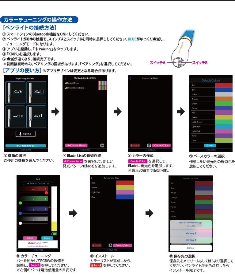 Ruifan Japan King Blade X10 V Shining För 12 år och uppåt