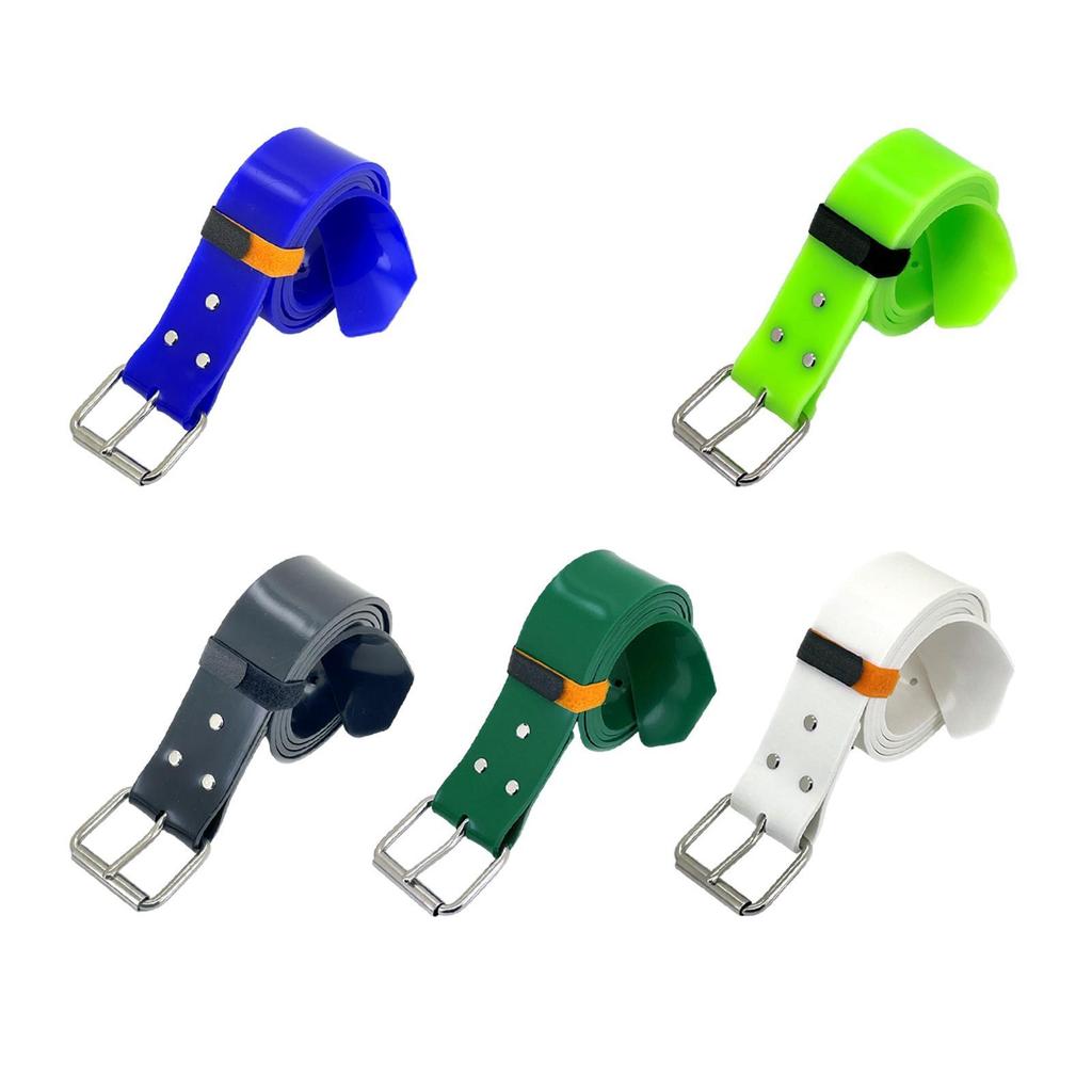 Silicone Scuba Weight Belt 140Cm With Empty Weights Holder For Diving Buoyancy And Snorkeling Activities