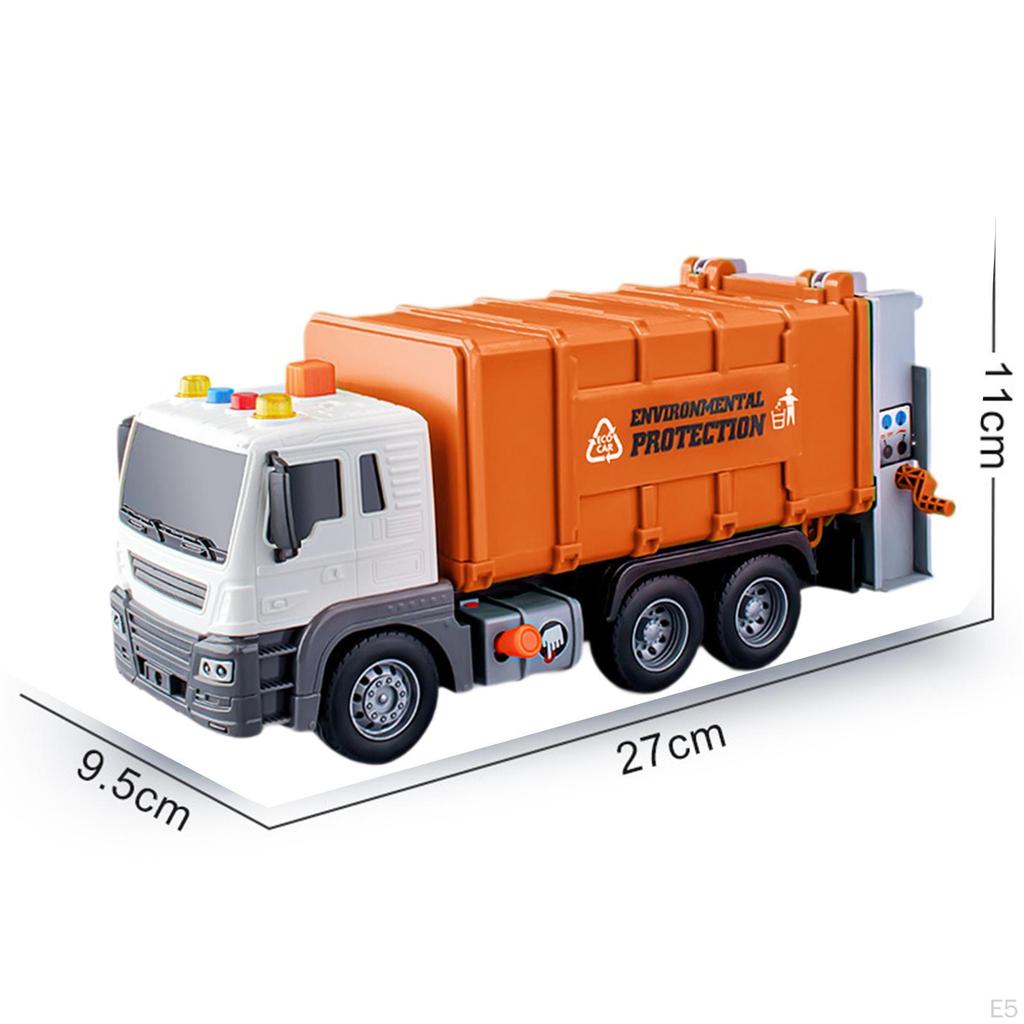 Trash Truck Toy with Light-Up Features for Kids Ages 4-7