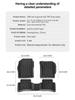 All-Weather TPE Floor Mats for 2019-2025 Toyota COROLLA 210 Series