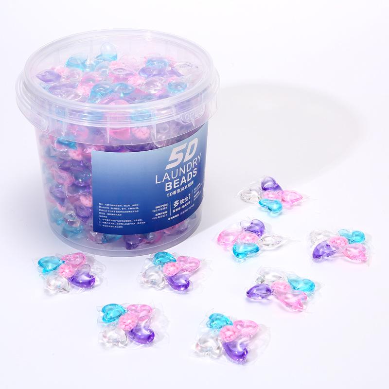 Prací kapsle s vůní levandule: Odstraňovač skvrn 5 v 1 a posilovač dlouhotrvající vůně