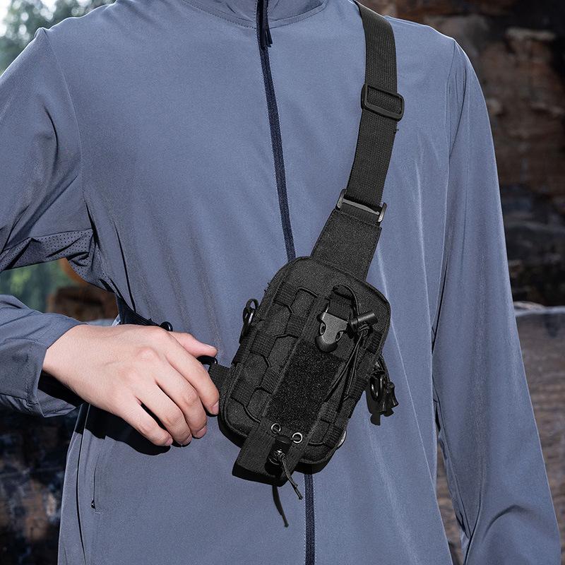 Butelka na wodę, Telefon komórkowy, Torba crossbody, Lekki kubek na wodę, Saszetka biodrowa, Butelka na wodę, Mały plecak, Taktyczna torba na klatkę piersiową