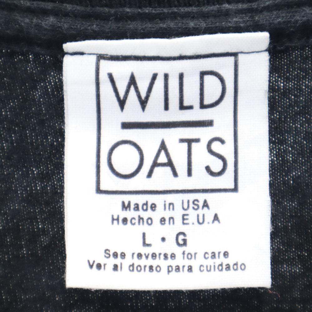 WILD OATS 90s Made in USA Back print Short sleeve BUD ICE T-shirt Men's Used