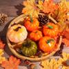 Faux Decoration Realistic DIY Craft Halloween Artificial Pumpkin Fake Vegetable Simulation Props