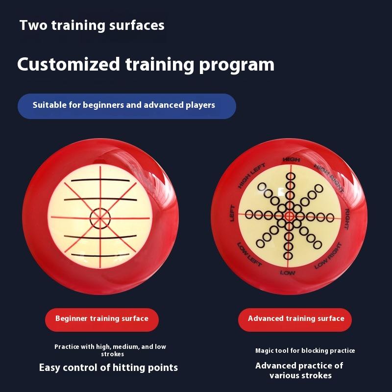 Rot-Weißer Trainings-Billardkugel 1-1/2 Standard 57,2 mm Amerikanische Fortgeschrittene Trainingskugel Artifa Unterhaltungsgeräte