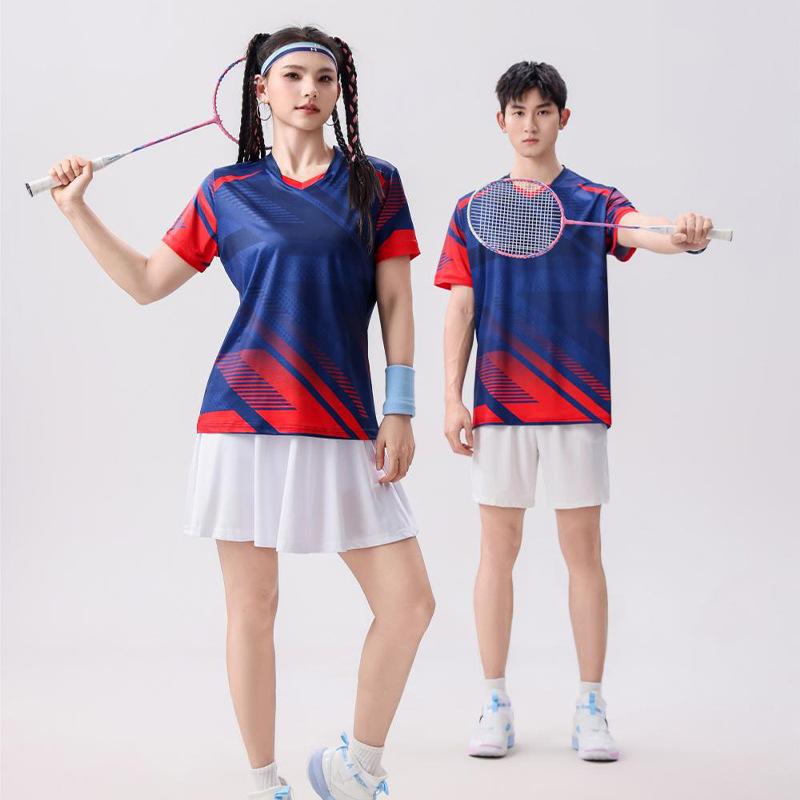 Quick-dry Badminton Suits for Women, Men's Tennis Jackets, Sports Skirt Pants, Short-sleeve Air Volleyball Suits, Children's Table Tennis Suits