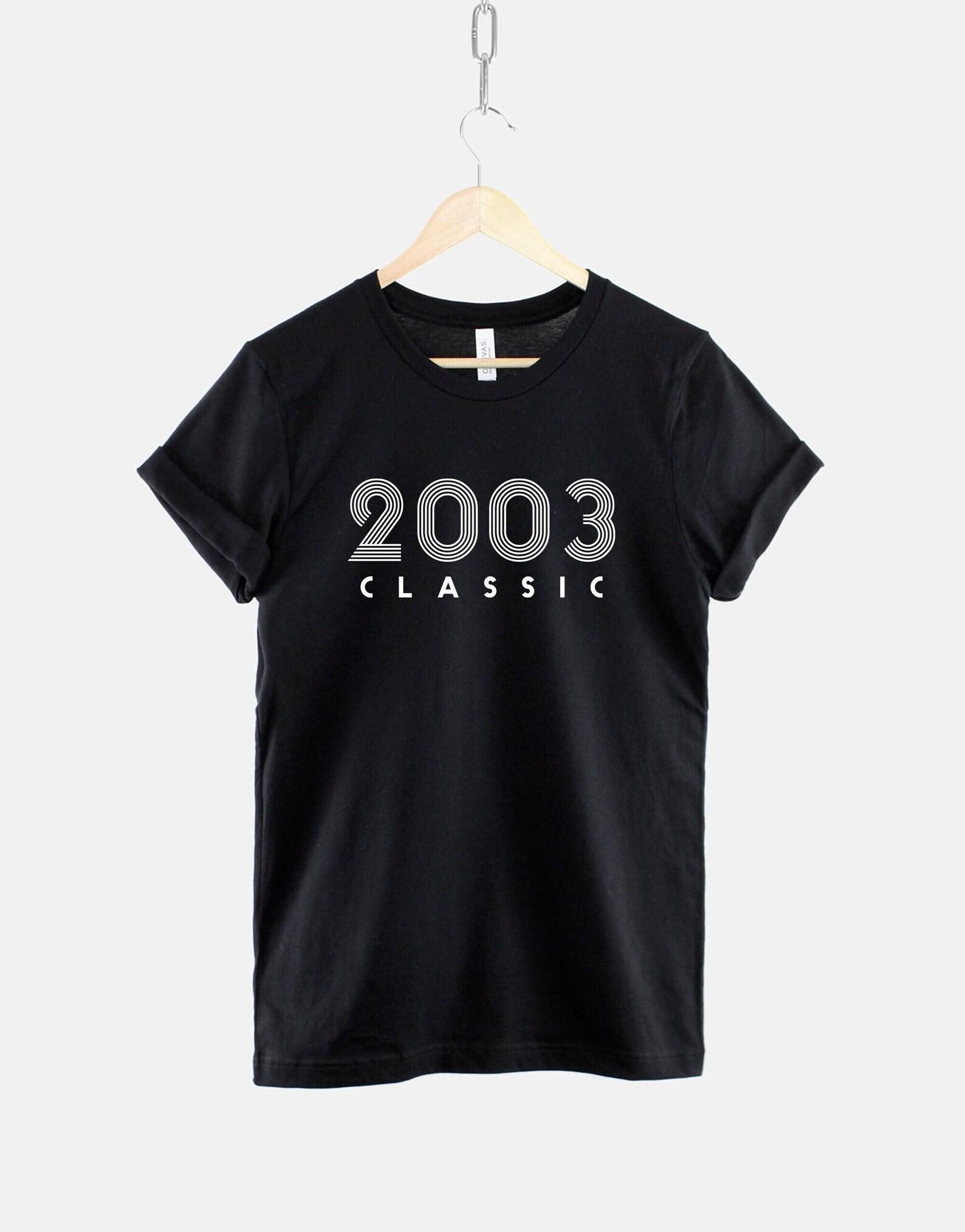 2003 Vintage Shirt, Born in 2003 T Shirt, Retro 2003 Graphic Tee, Custom Birth Year Gift M