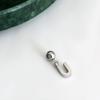 DIY Sliding Chain Alphabet Number Pendant Necklace Personalized Jewelry