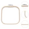 2 Pieces Bamboo Hoop Embroidered Stretch Tool Ring Reusable Decor Quilting Sewing Embroidery