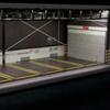 Diecast Car Garage Diorama Parking Lot Display Base Photography Background Model G-Fans 1/64 (gray) [Used]