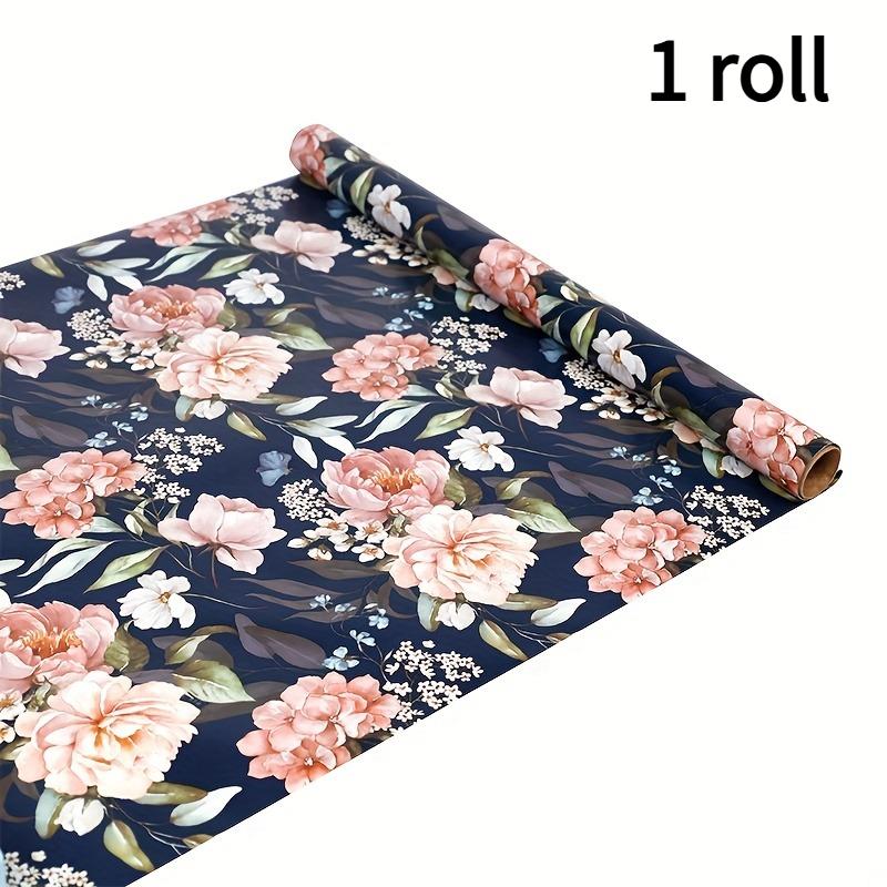 

1 Roll Dark Night Floral Theme Gift Wrapping Paper | Suitable for Valentine s, Birthdays, Anniversaries, Wedding Anniversaries
