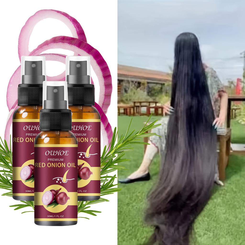 Spray Sérum Puissant pour la Croissance des Cheveux Repousse Cheveux Traitement Anti-Chute Essence Réparatrice Cheveux Nourrit la Racine pour Hommes Femmes Soin Capillaire