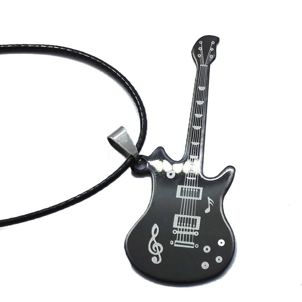 For Men Music Leather Punk Rock Sweater Chain Fashion Accessories Clavicle Chain Necklaces Jewelry