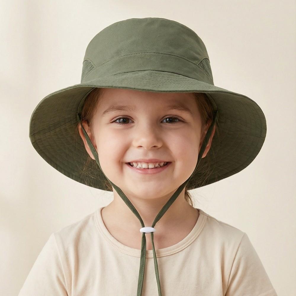 Breathable Kids Sun Protection Hat UV Protection Beach Hat Quick Dry Fisherman Hat Outdoor