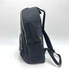 Agnes B. FT03A-07 Logo Bag Backpack GoldHardware Backpack Nylon Black