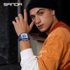 Sanda 2225 Luxury Men's Digital Watch Multi Functional Night Light Calendar Stopwatch Fashion Men's Sports Watch Reloj Hombre