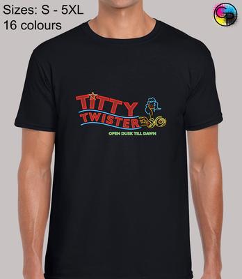 Titty Twister Funny Rude Joke Humour Novelty Regular Fit T-Shirt Top Tee for Men