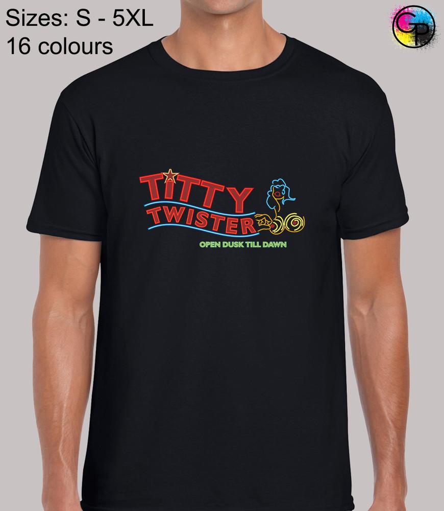 

Titty Twister Funny Rude Joke Humour Novelty Regular Fit T-Shirt Top Tee for Men XL