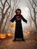 Dětský Halloweenský Plášť Kostým na Večírek Dýně Duch Monstrum Plášť Kostým na Divadelní Představení