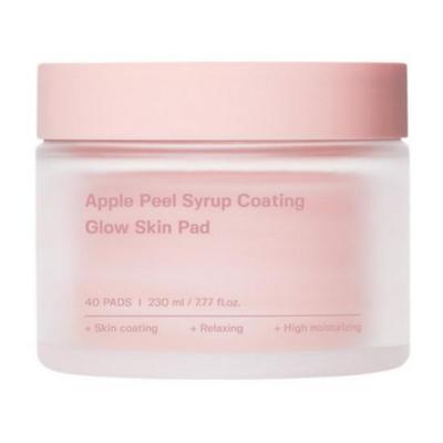 INGREDIENTS EDITOR Apfelschalen-Sirup-Beschichtung Glow Skin Pad – Glatte Textur & Beruhigendes Pad 40 Pads (230ml)
