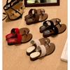 New Style of Women's Flat-bottomed Flip-flops with A V-neck for Height-increasing Shoes