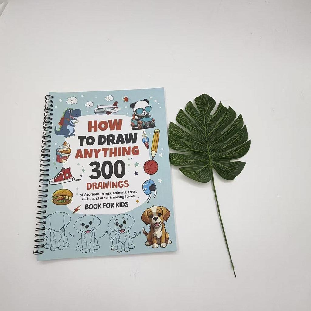 Learn To Draw 300 Cute Animals, Food & Creative Patterns: A Cross-Border Guide