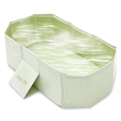 Foldable Baby Bathtub Portable Toddler Bathtub Shower Basin 2 Color Safe and Secure Thermal Bath Barrel for Children