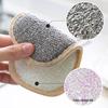 Household Kitchen Non-Scratch Cleaning Brush & Double-Sided Sponge