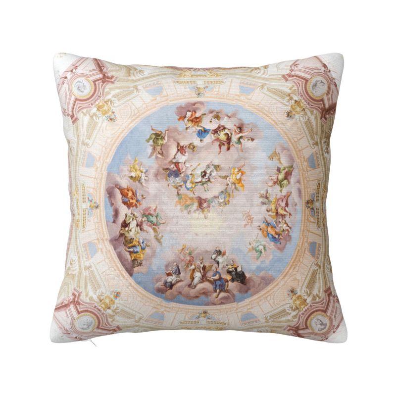 Custom Vintage Rose Victorian Angel Pillow Covers Home Decoration Luxury Cushion Cover Square Pillowcase