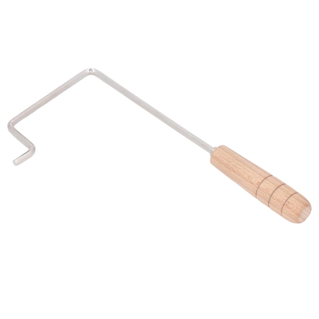 Guitar Hex Wrench Extended 4mm Hex Key Solid Wood Handle Guitar Adjustment Tool for Maintenance