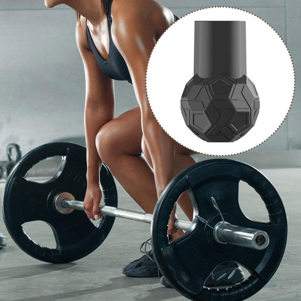 Bar Row Attachment for Barbell Ball Exercise Machine Accessory Holder Base Rotation