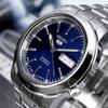 Seiko 5 Automatic Japan Made Stylish Blue Plate Men's Metal Watch SNKE51J1