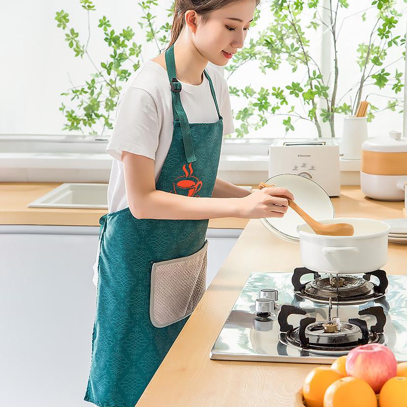 Apron Oil Proof Wastewater Catering Work Clothes Home Furnishings Kids Adults