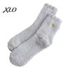 Sweet Style Decorative Socks 1 Pair Women's Fuzzy Slipper Socks, Soft Plush Warm Non Slip Indoor Floor Winter Home Sleeping Fluffy Cozy Fleece