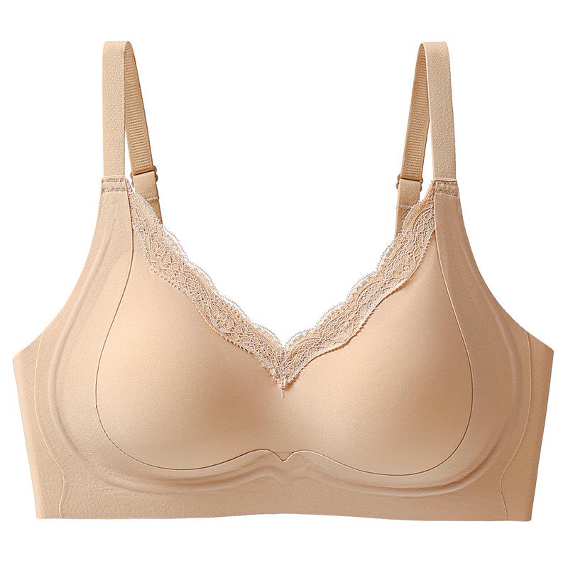 Seamless Push-Up Bra for Small Busts: Anti-Sagging, Wire-Free, Adjustable Shapewear, Soft Support