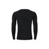 Li Ning Badminton Serie Winter Trainingssport Warmes eng anliegendes Langarm-Hoodie Herren Hoodies Schwarz AUDR101-1