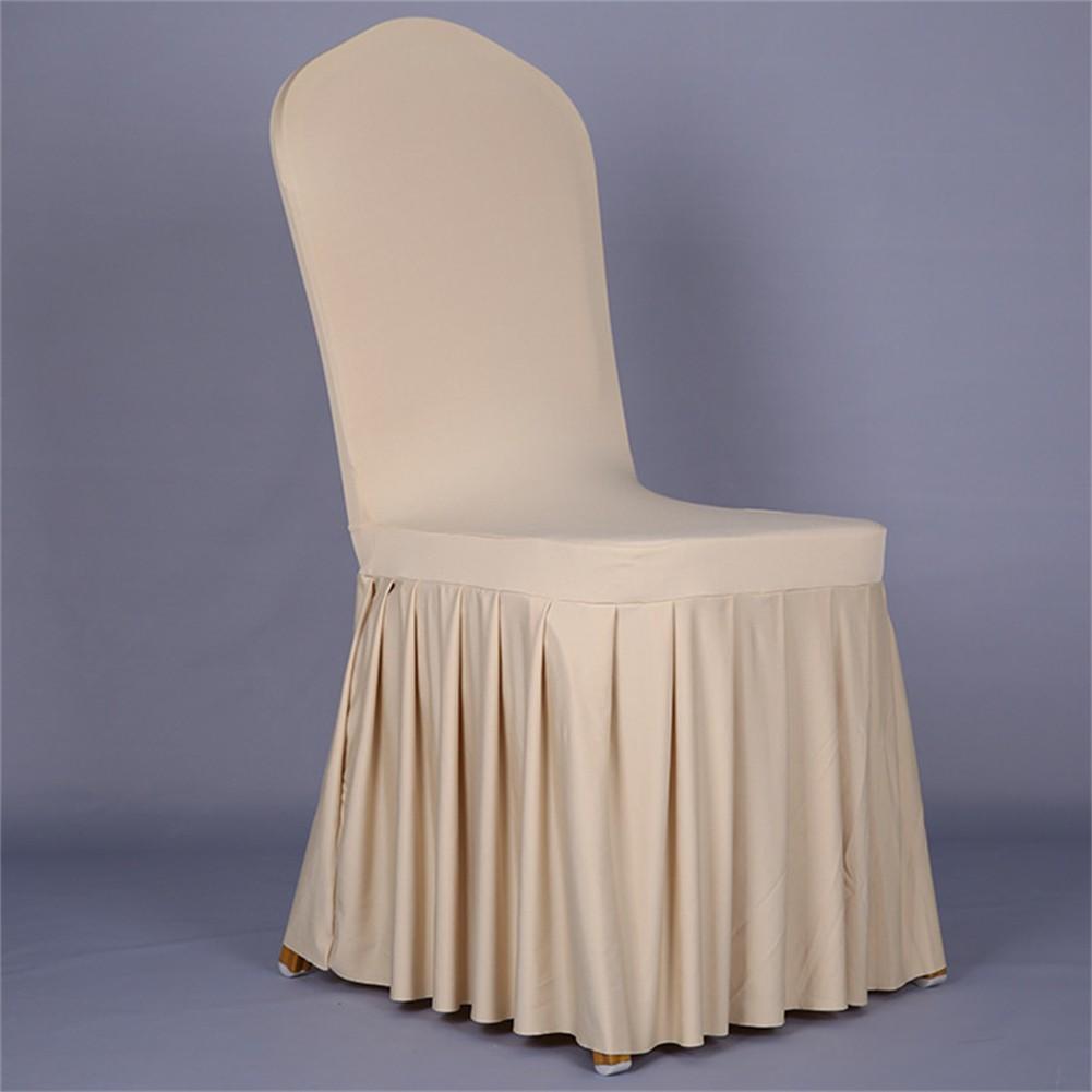 Hotel Style Chair Cover Oxford Skirt Chair Cover Quick And Secure Fit
