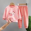 Children's Underwear Sets - Long-sleeved And Long-pants Sets For Boys, Girls' Pure Cotton Pajama Sets In 2-piece Sets