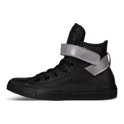 Zapatillas Chuck Taylor All Star Brea Hi Reflective Black para Mujer Plateado 553422C