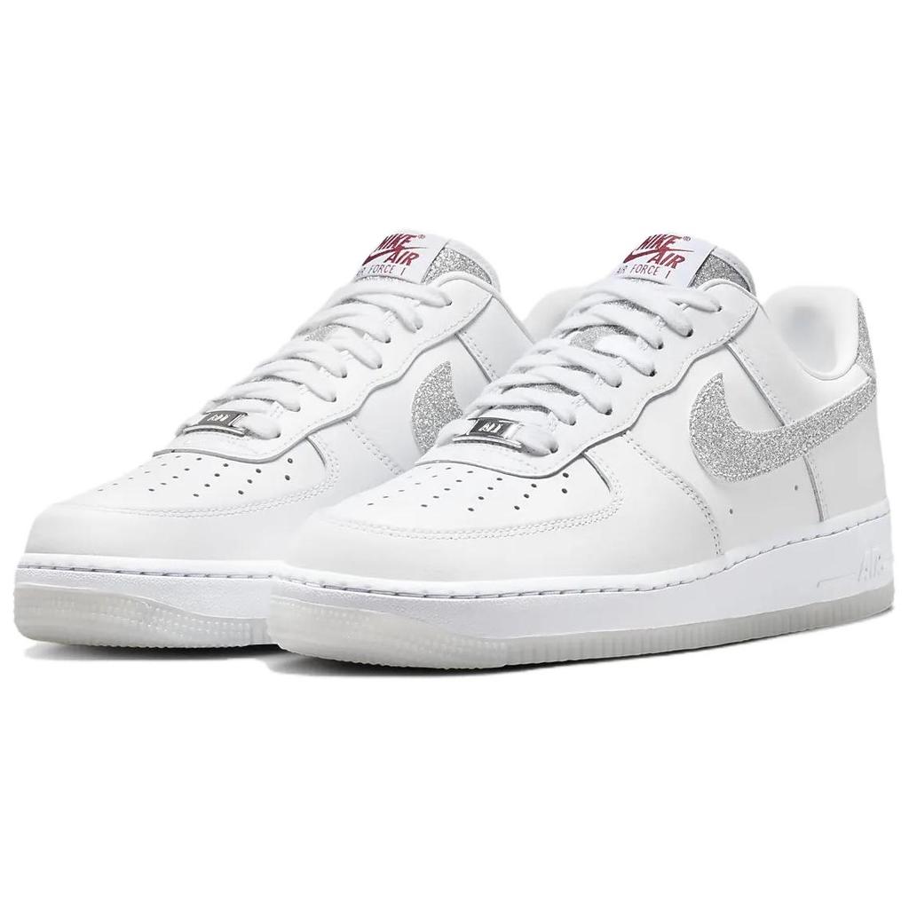 Nike Dámské tenisky Air Force 1 07 LX Glitter Swoosh Bílá/Cool-Grey/Vícebarevná HQ3461-191